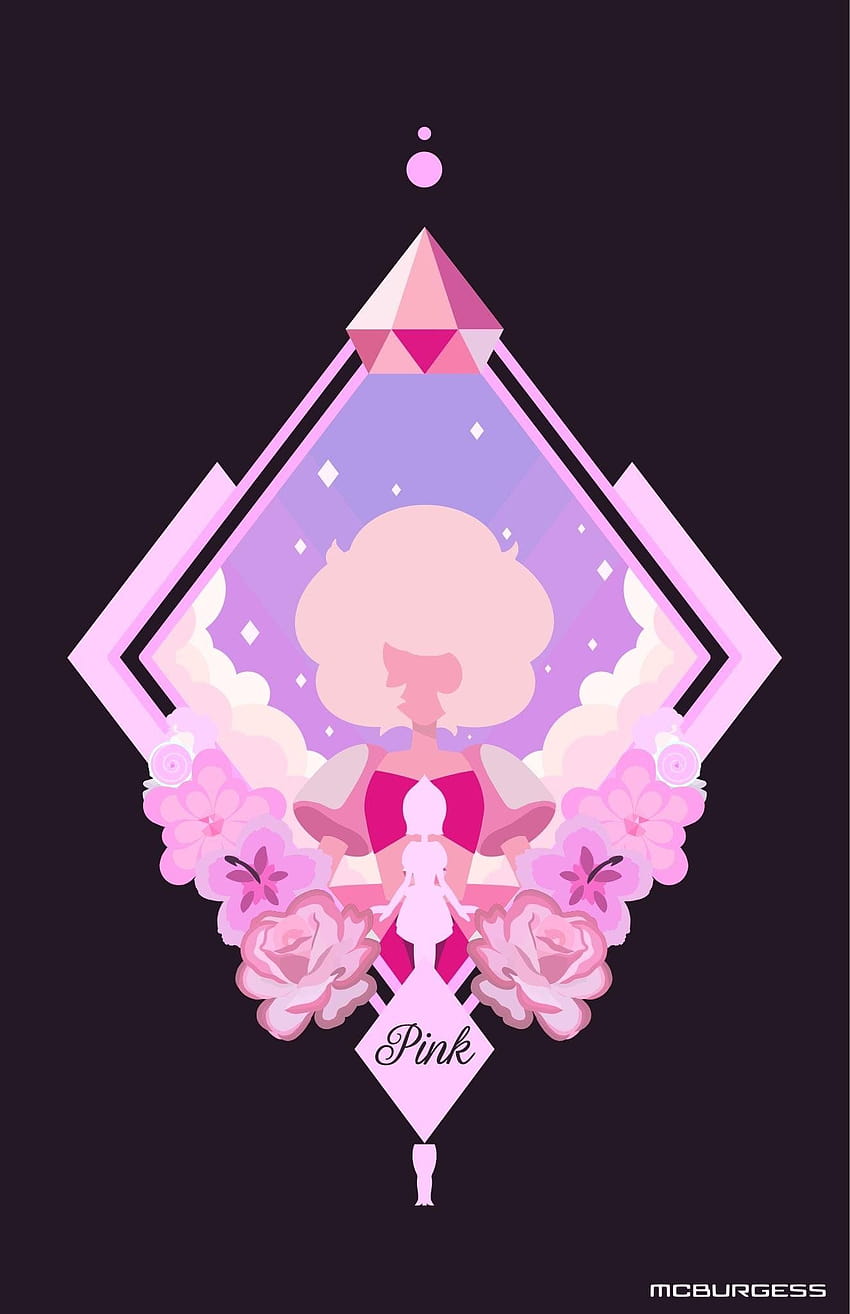 Steven Universe Diamonds, розов диамант Стивън HD тапет за телефон