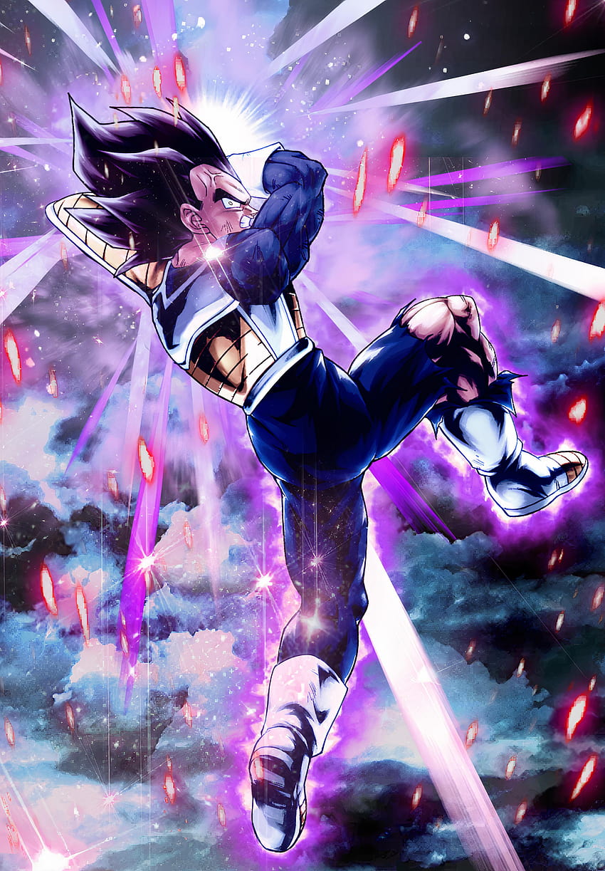 The attacks that once clashed in disagreement of the fate of the universe would go on to merge together ages later to vanquish a new threat, vegeta galick gun HD phone wallpaper