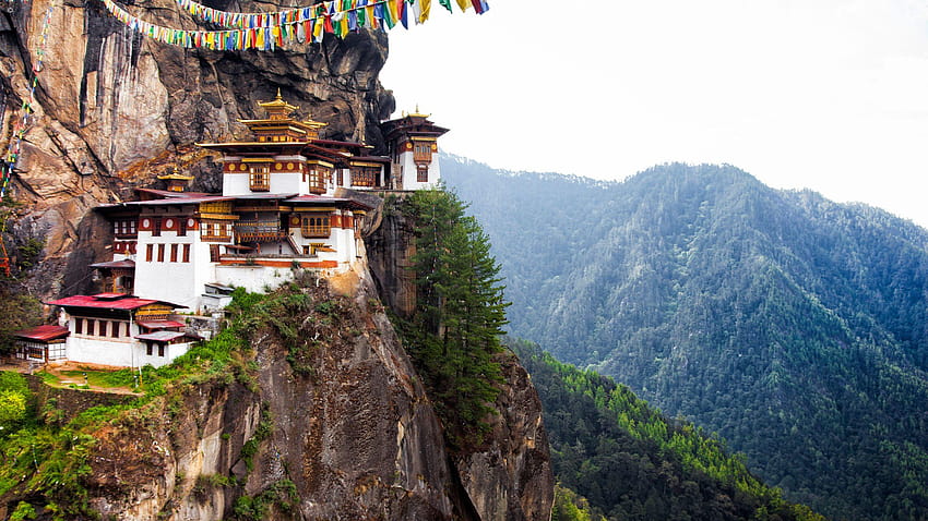 Clássico Butão Explorer, templo ninho de tigres papel de parede HD