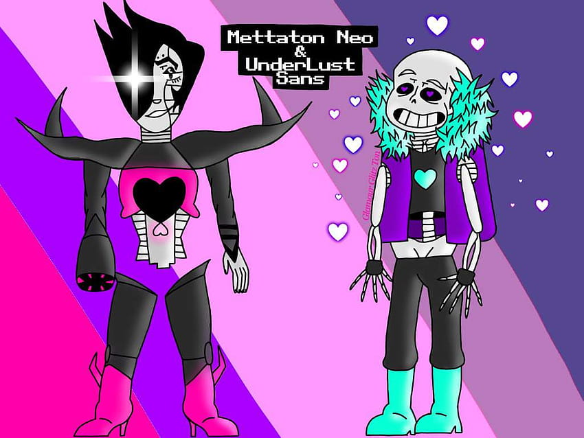 Mettaton Neo & UnderLust Sans Art HD wallpaper | Pxfuel