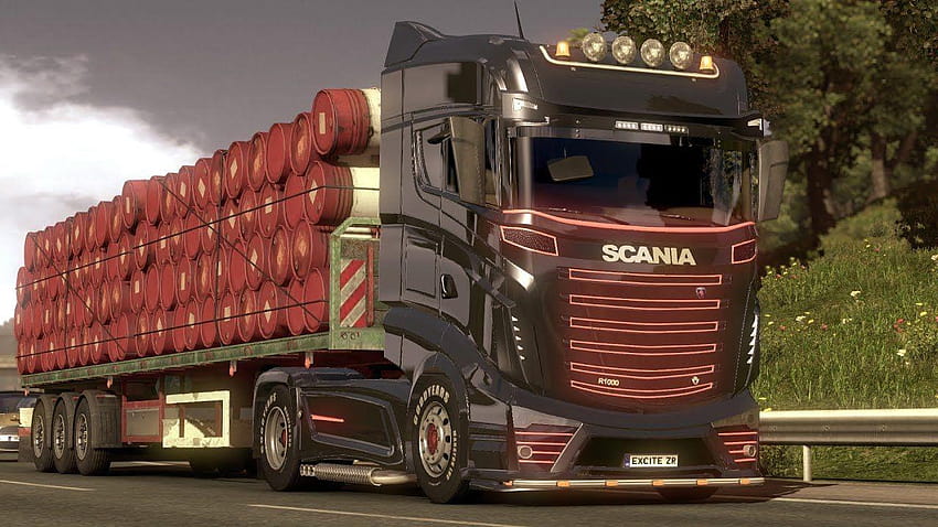 Scania R1000 mod do Euro Truck Simulator 2 z linkiem, ewolucja kierowców ciężarówek Euro Tapeta HD