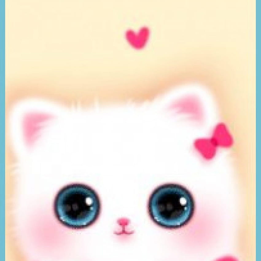 Lindo gato rosa, lindos gatitos rosas fondo de pantalla del teléfono