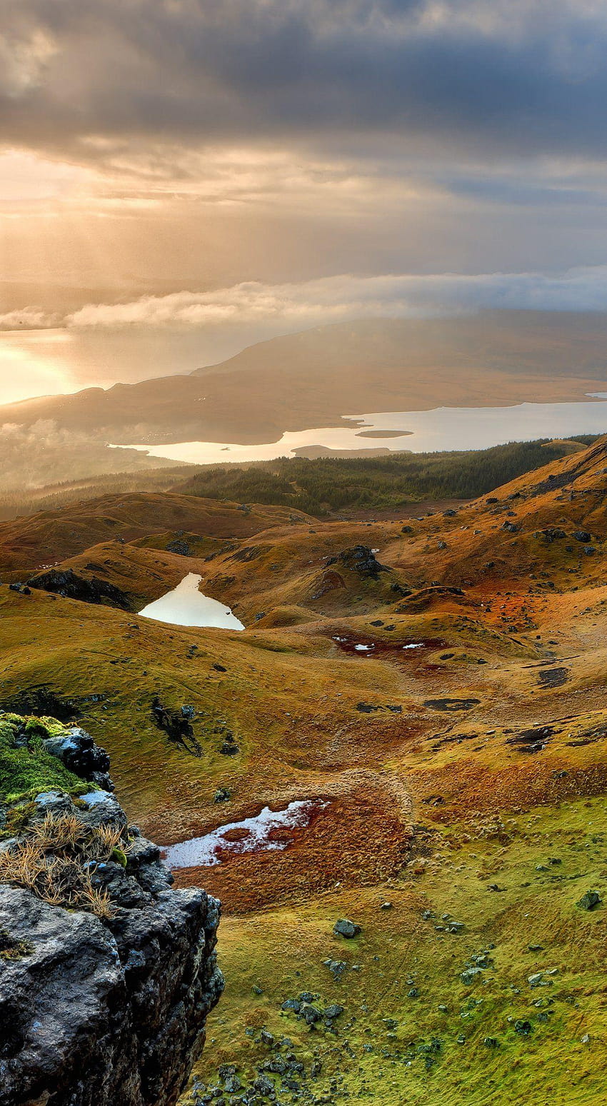Paisagem Escócia Ilha Skye, ilha do telefone skye Papel de parede de celular HD