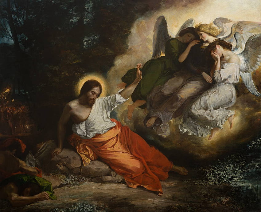 Le Christ au jardin des Oliviers, Eugène Delacroix, eugène delacroix Fond d'écran HD
