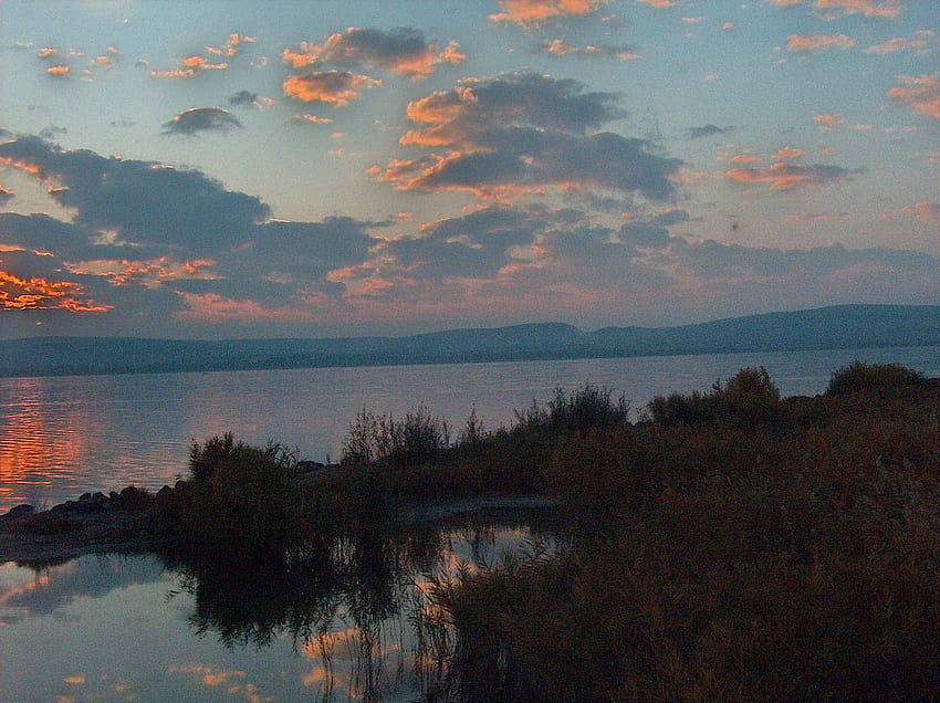 일몰 구름 헝가리 발라톤 호수 2608x1952 – Nature Lakes HD 월페이퍼