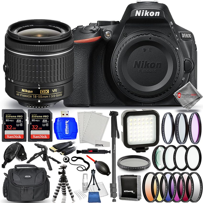 camera DSLR Nikon D5600 con 18 Sfondo del telefono HD