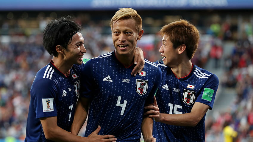 Japan 2 Senegal 2: Keisuke Honda verhindert den Sieg Senegals mit einem späten Treffer HD-Hintergrundbild