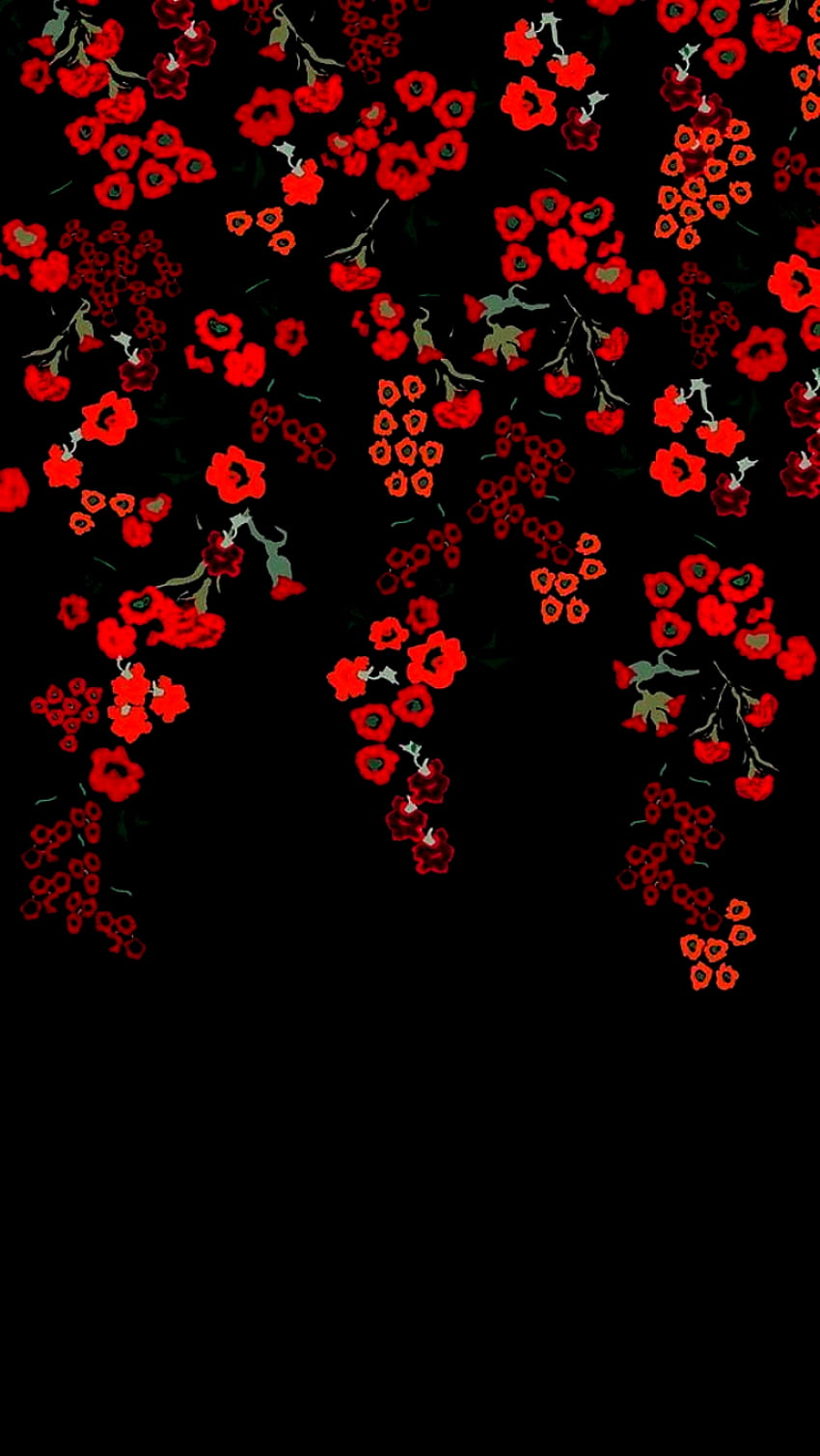 Red Flowers. Christmas / fondos. Tap to see more beautiful iPhone ... HD phone wallpaper