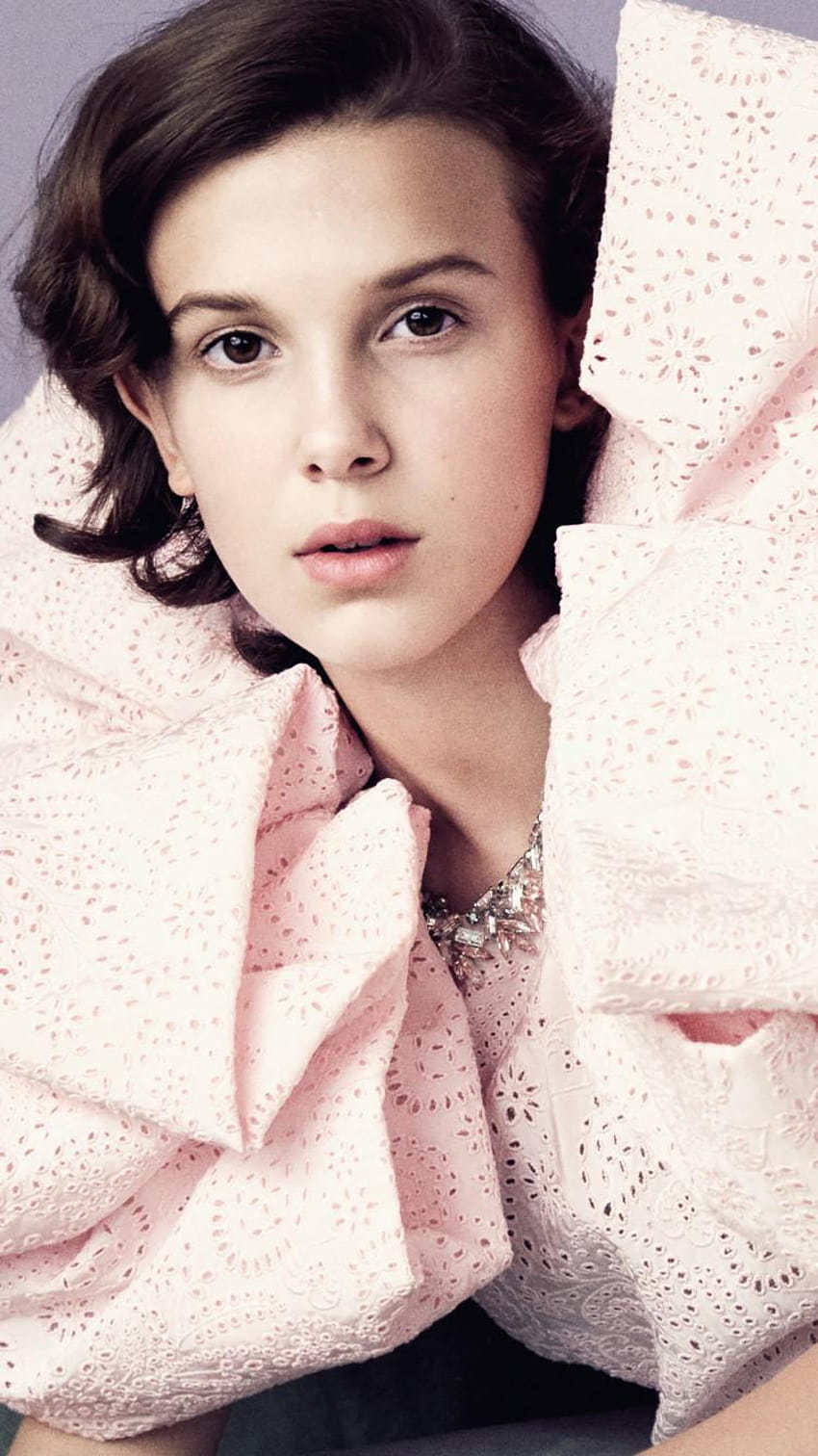 750x1334 Millie Bobby Brown Vogue 2018 iPhone 6, iPhone 6S, millie bobby brun iphone Fond d'écran de téléphone HD
