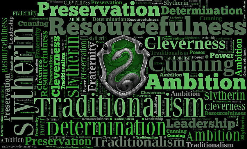 Slytherin Traits by emily HD wallpaper