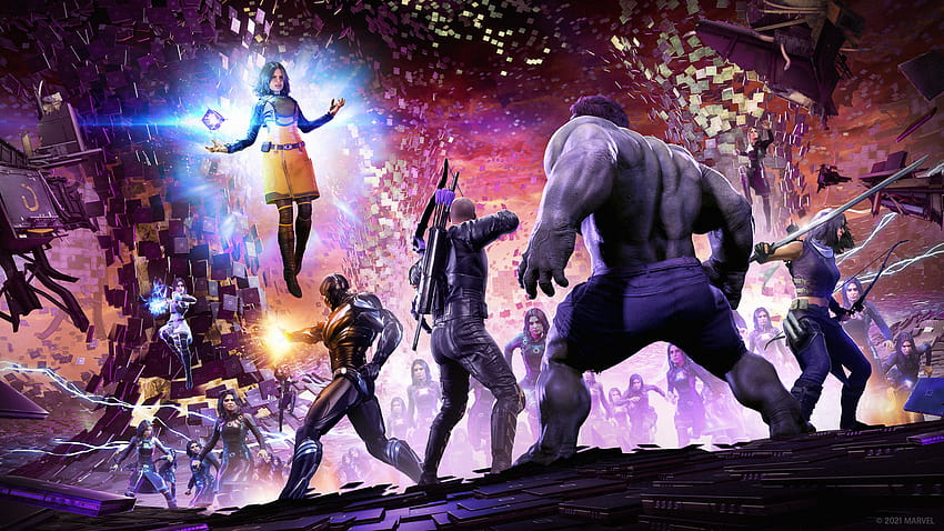 Clint Barton Hawkeye Hulk Kate Bishop Marvel Comics Marvel's Avengers HD duvar kağıdı