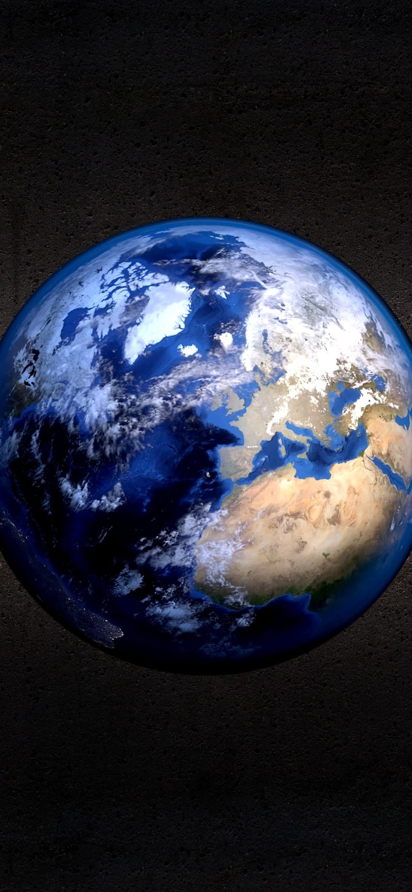 Earth , Planet, Dark background, Wall, Graphics CGI, earth iphone 12 mini HD phone wallpaper