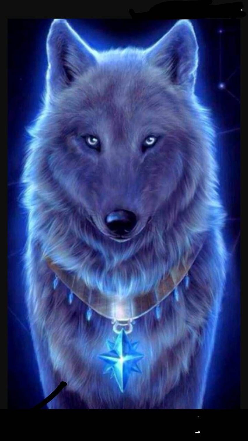 Lobo azul galáctico, lobo negro galáctico fondo de pantalla del teléfono |  Pxfuel