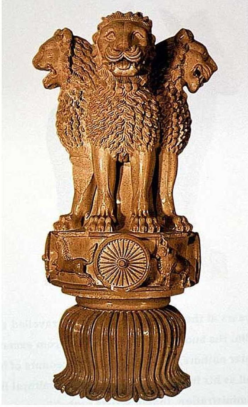 Ashoka Stambh Indian Flag Emblem Brass Statues at Rs 7728/piece in New  Delhi | ID: 2853182085991