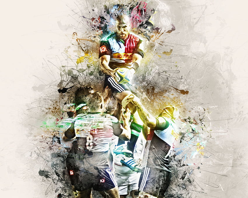 Harlequins Rugby Team Strategic Plan Visual Concept. Digital artwork Savanidis Stelios., harlequin rugby HD wallpaper