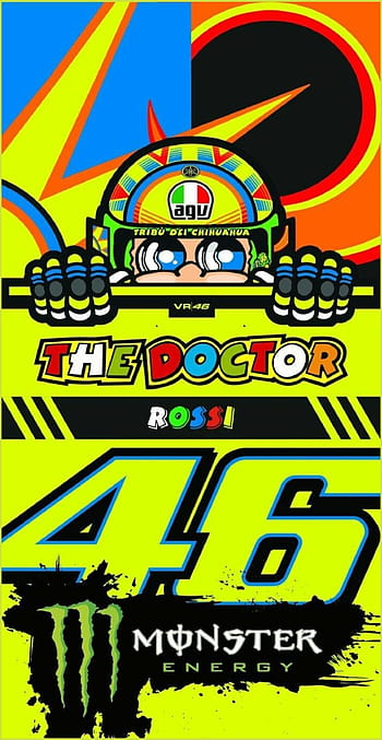 The doctor valentino rossi logo, vr46 HD phone wallpaper | Pxfuel