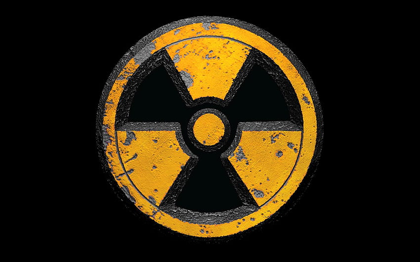 Nuke Symbol, logo danger HD wallpaper