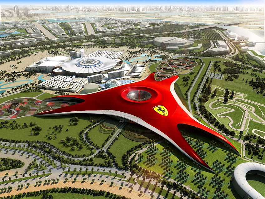 Mondo Ferrari Abu Dhabi Sfondo HD
