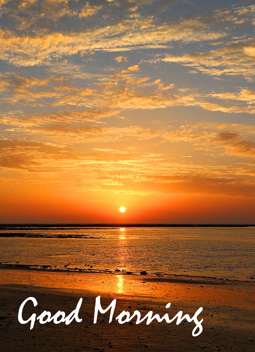 Sea Sunrise Good Morning, ocean morning HD phone wallpaper | Pxfuel