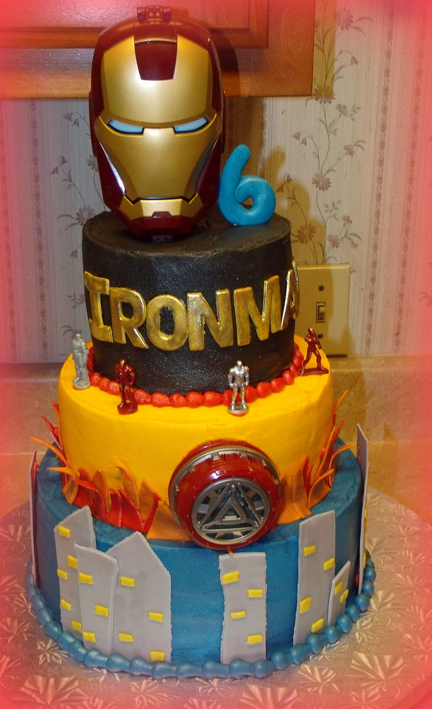 Iron Man cake … | Ironman cake, Birthday cakes for men, Iron man birthday