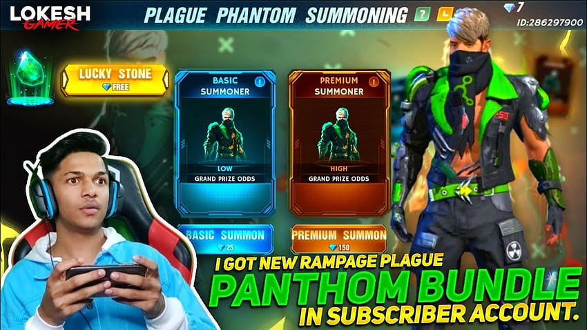 New Plague Phantom Summoning Event I Got Phantom Bundle In Subscribe Account Garena Fire 2020 HD wallpaper