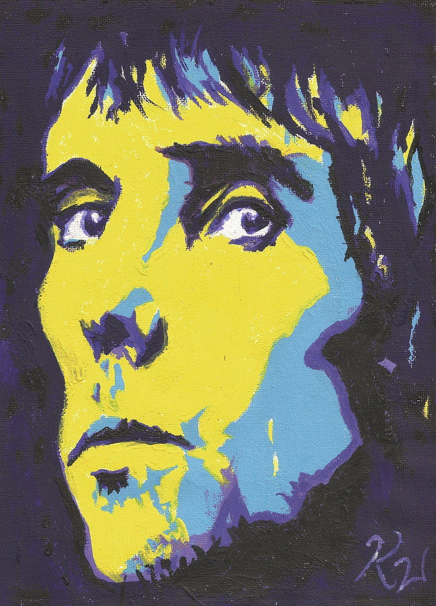 Ian Brown Popart, the stone roses HD phone wallpaper