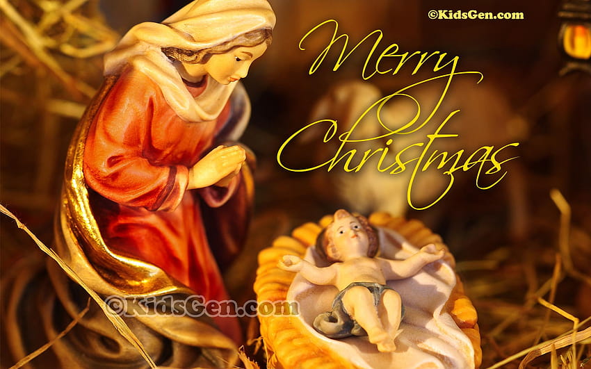 4 Salvas del Niño Jesús y, señor jesús, feliz navidad fondo de pantalla