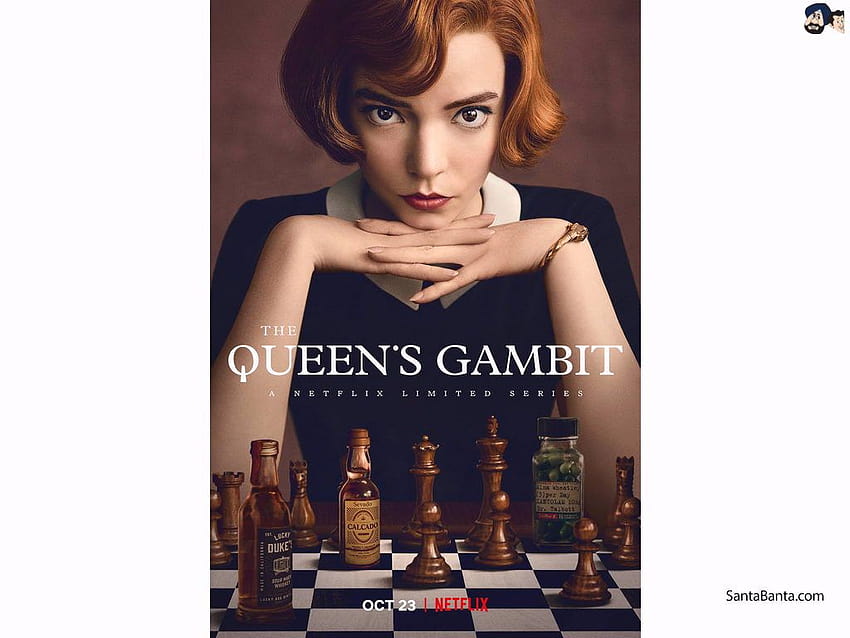 The Queen's Gambit wallpaper  Queen's gambit wallpaper, The queen's gambit,  Queen's gambit