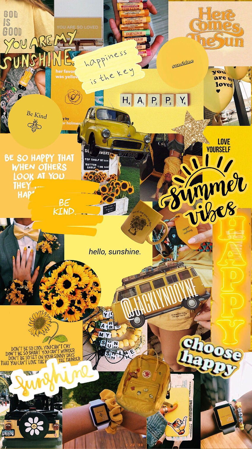 let's be friends!!>> insta & vsco/ @jacklyndoyne in 2019, yellow vsco vintage HD phone wallpaper
