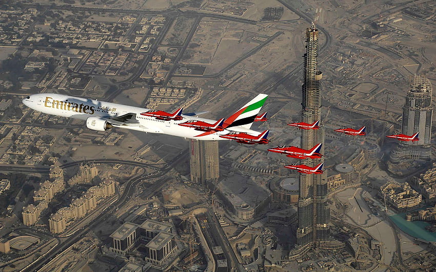 emirates airline HD wallpaper