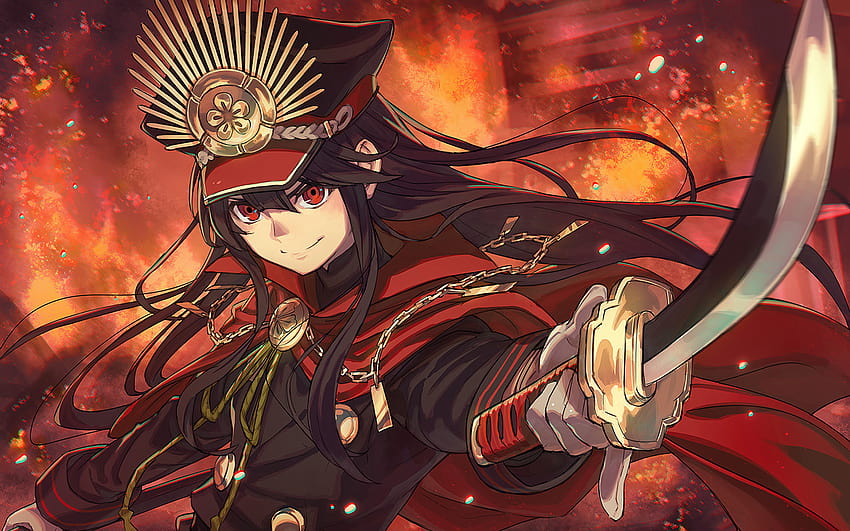 Oda Nobunaga, sword, Fate Grand HD wallpaper