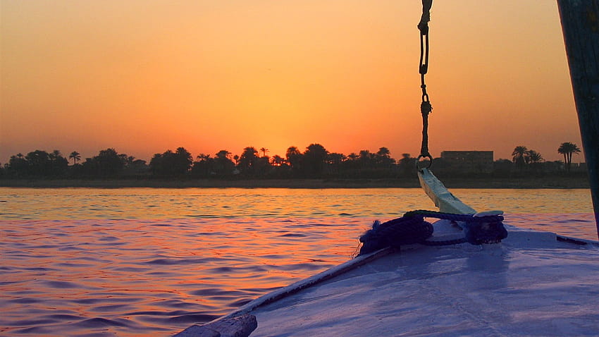 Египет Река Нил, река Нил HD тапет