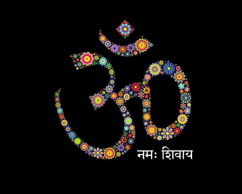 Religiöses Symbol Om und seine Bedeutung, Mantra HD-Hintergrundbild