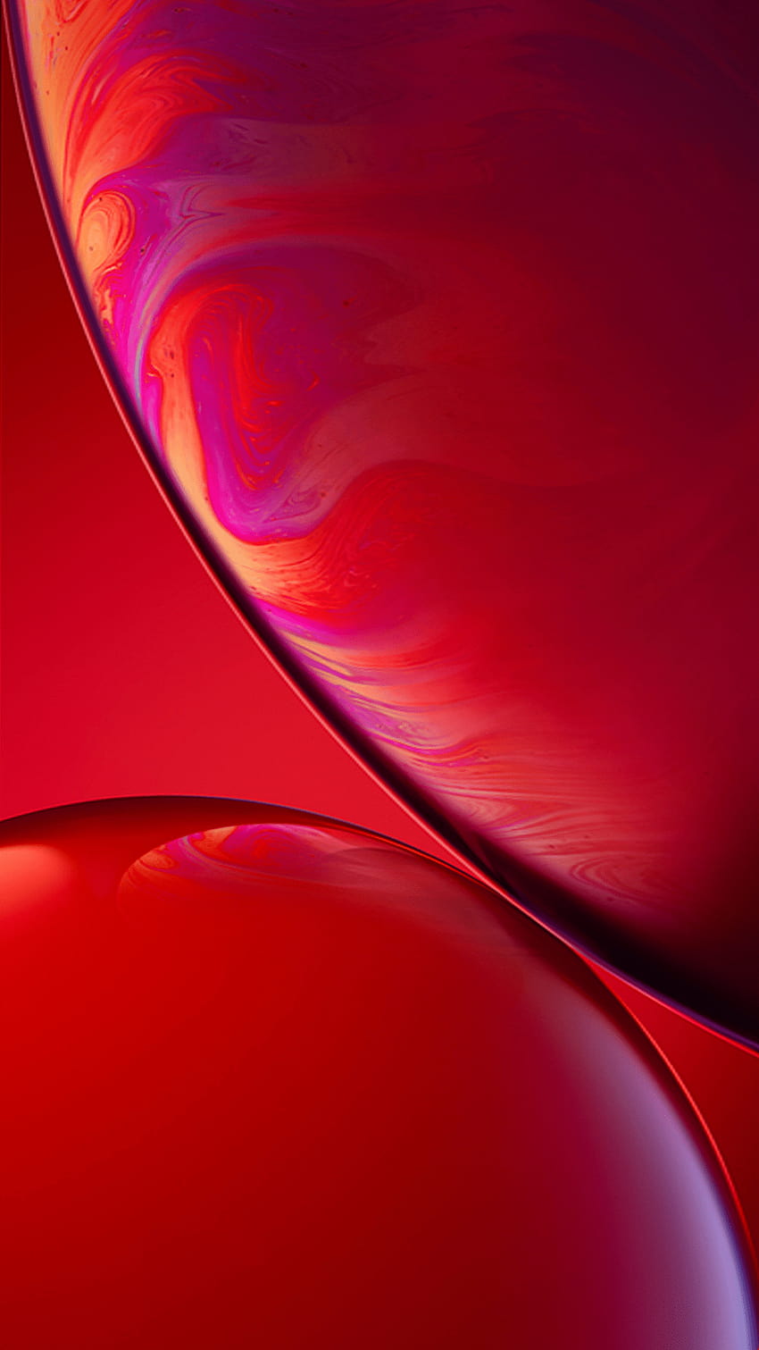 iPhone'a XR w kolorze czerwonym Tapeta na telefon HD