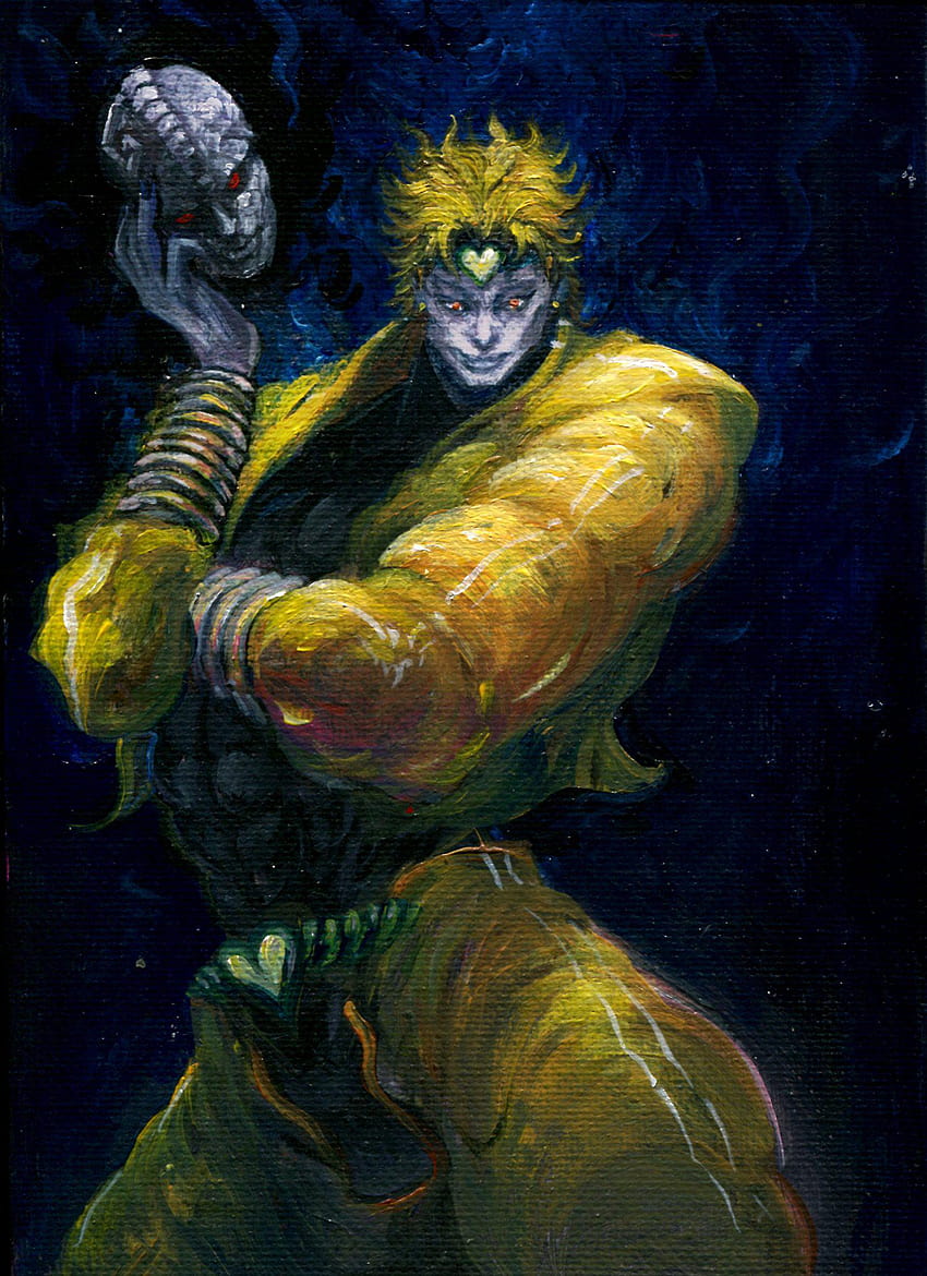 Jojo Dio Pose posted by Ryan Mercado, shadow dio HD phone wallpaper