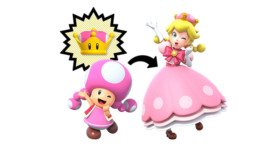 Super Crown affects only Toadette In New Super Mario Bros. U Deluxe, new super mario bros u deluxe HD wallpaper
