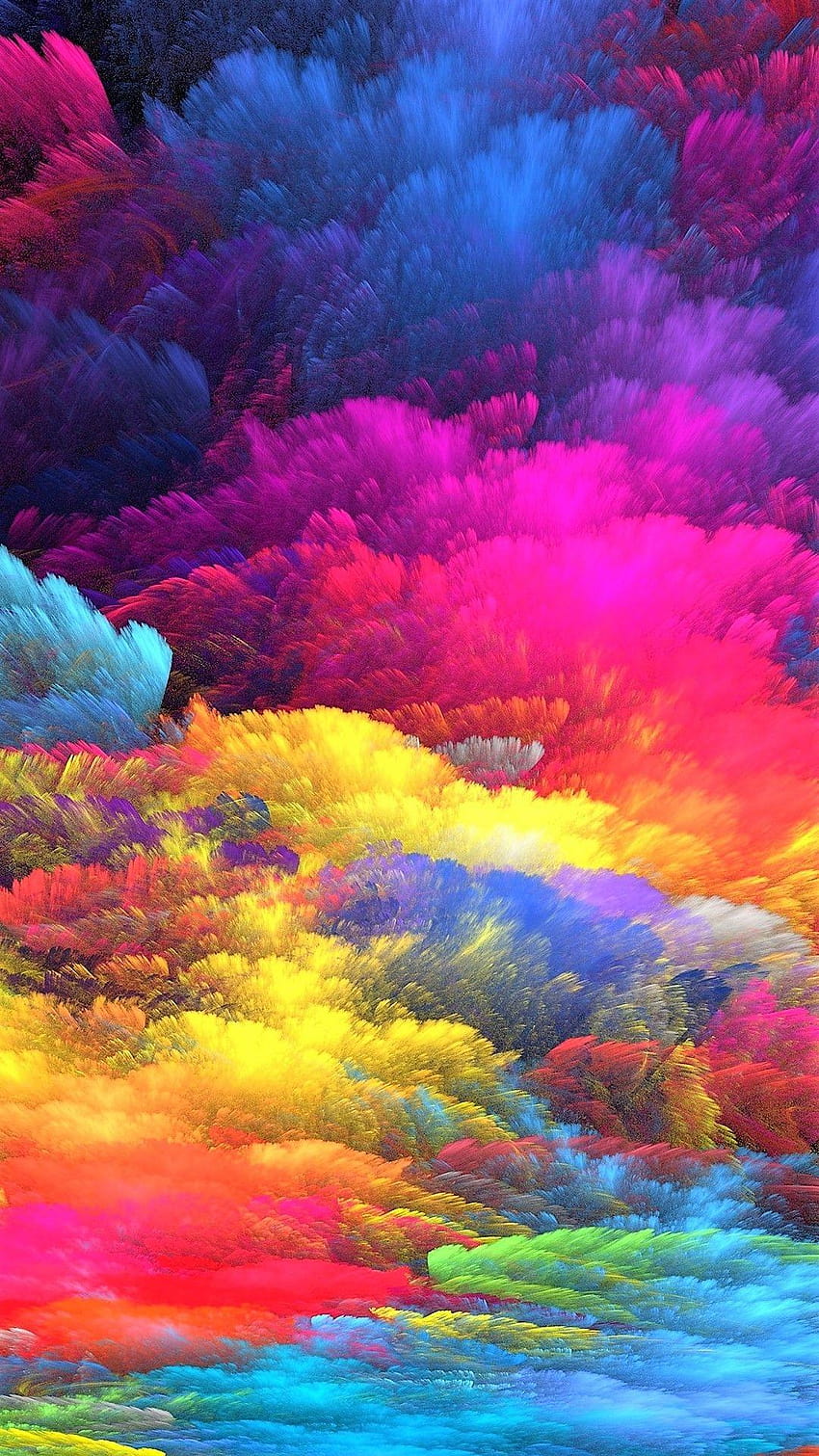 Explosão de 5 cores, cores completas Papel de parede de celular HD