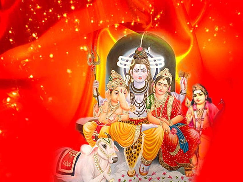 Lord Shiva Parvathi posté par Sarah Sellers, famille shiv Fond d'écran HD