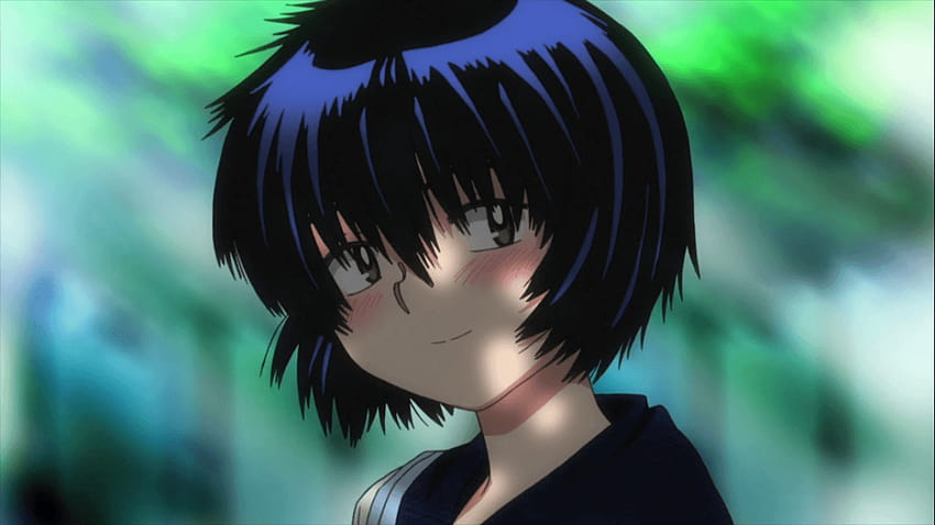 Kanojo x kurzes Haar urabe Lächeln erröten, Mikoto urabe HD-Hintergrundbild