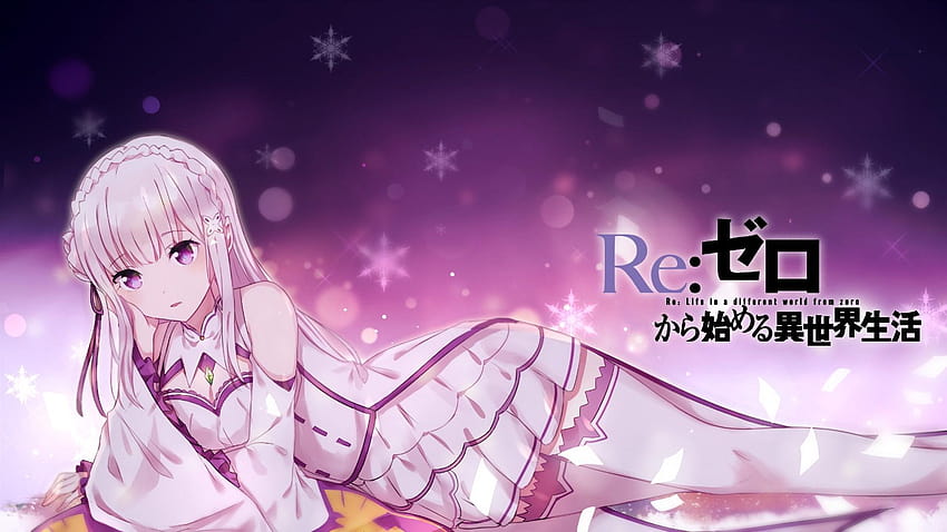 : Anime, Re:ZERO, rezero emilia HD duvar kağıdı