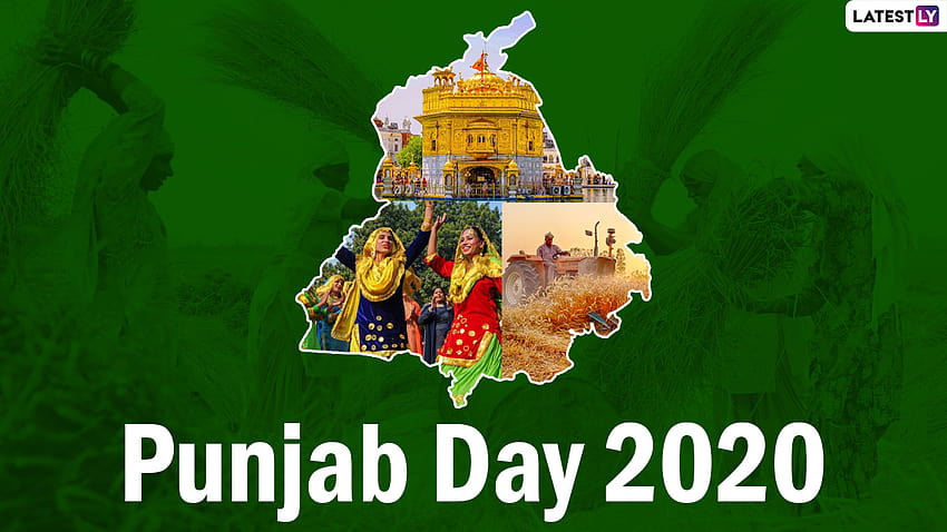Día de formación de Punjab 2020 y en línea: desea un feliz día de Punjab con mensajes de WhatsApp y saludos de Facebook el 1 de noviembre fondo de pantalla