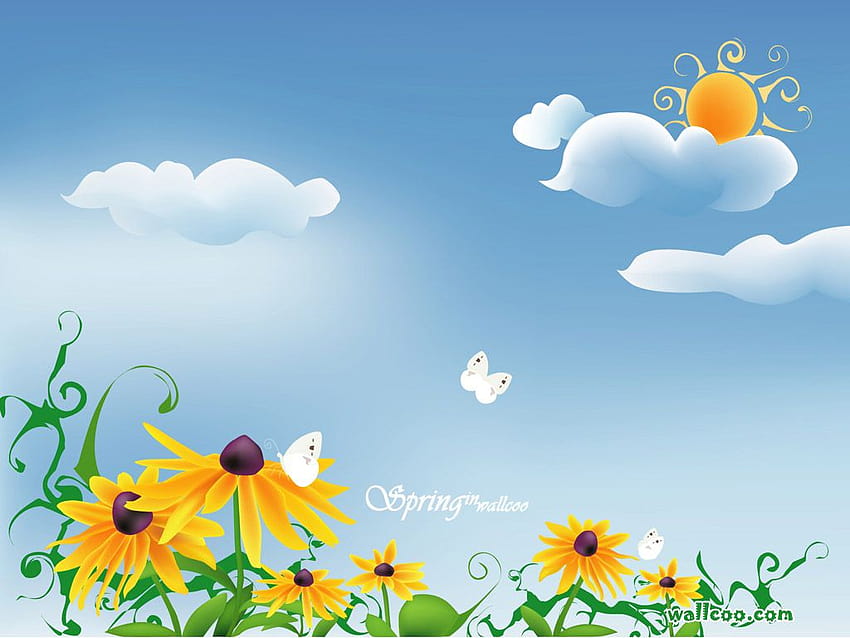 5 Spring Funny Cartoon, spring cartoons HD wallpaper | Pxfuel
