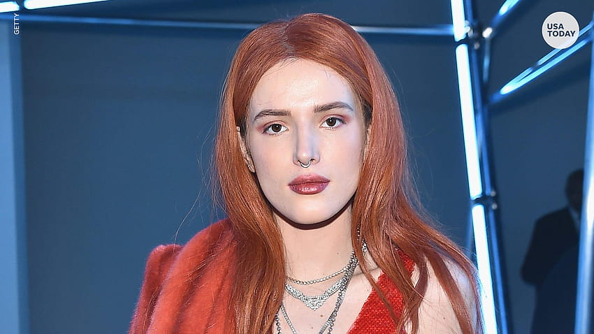 Bella Thorne wishes ex Tana Mongeau a happy birtay with steamy shot, bella thorne red hair HD wallpaper