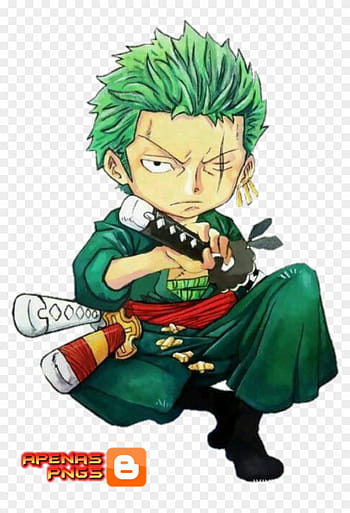 Thumb Image - Zoro One Piece Chibi, HD Png Download - vhv