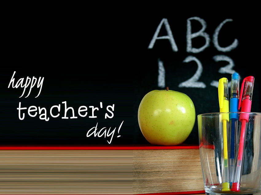 4 World Teacher's Day, happy teachers day HD wallpaper