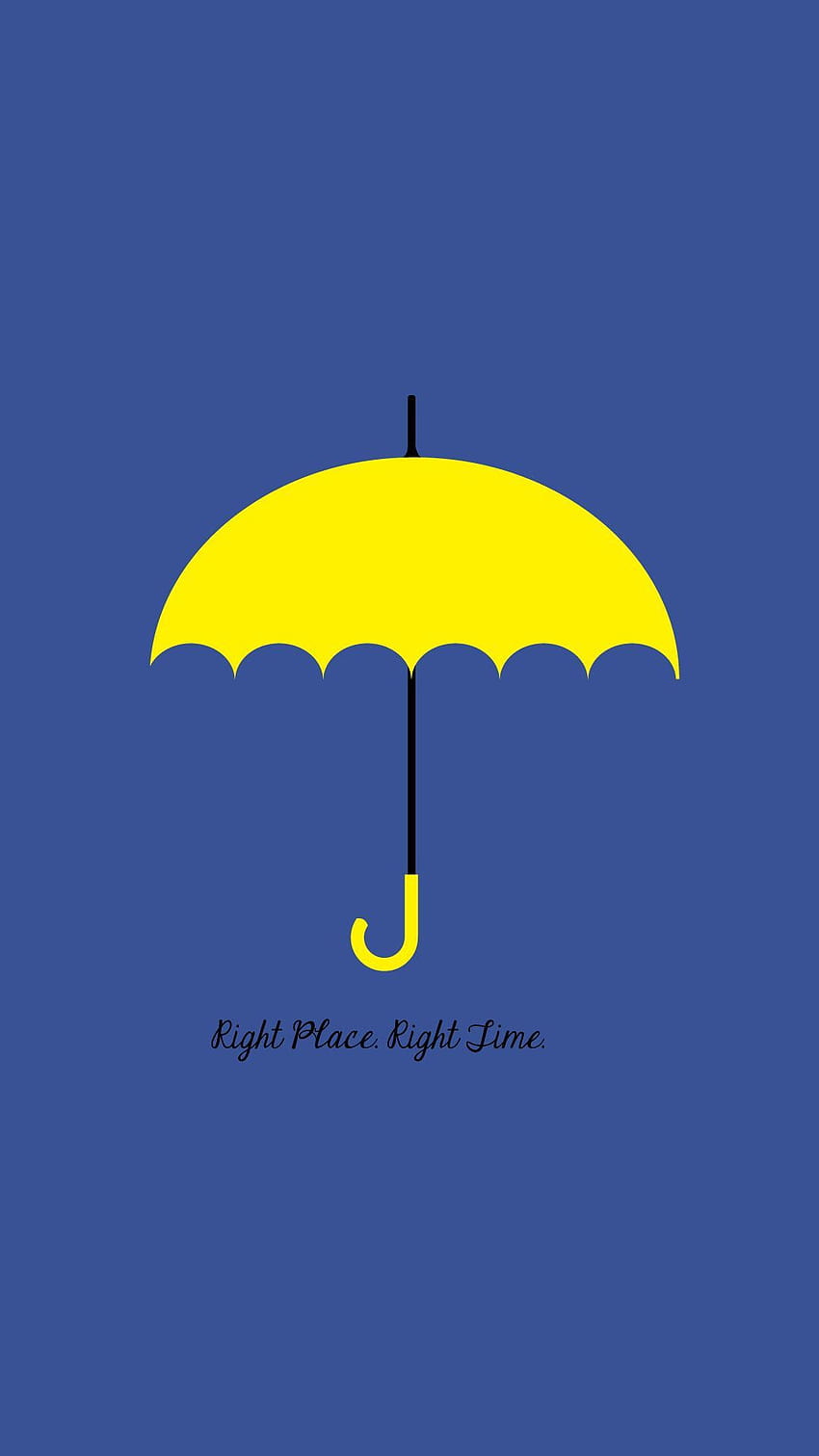 Yellow Umbrella HD phone wallpaper