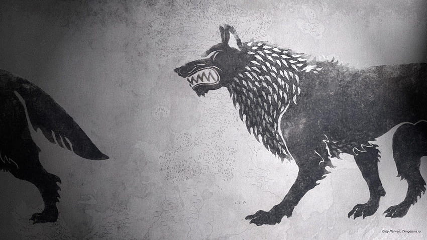 Direwolf artwork, dire wolf HD wallpaper