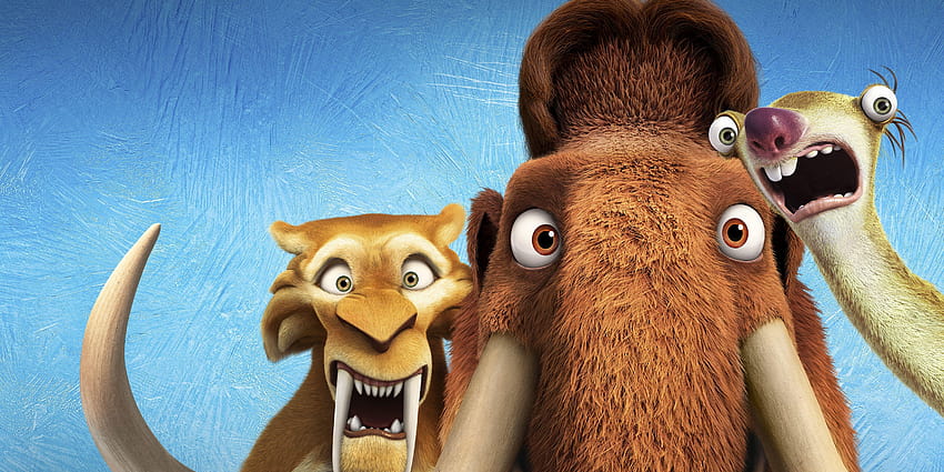 Ice Age Collision Course, Diego, Manny, Sid, Ice Age HD wallpaper
