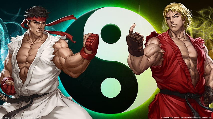 Ryu Street Fighter Group, luchador callejero ken fondo de pantalla