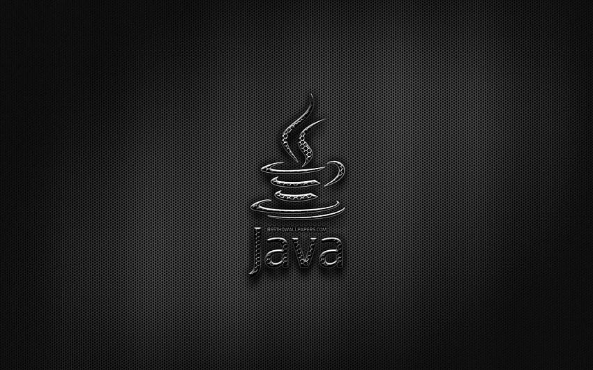 Java black logo, programming language, grid HD wallpaper | Pxfuel